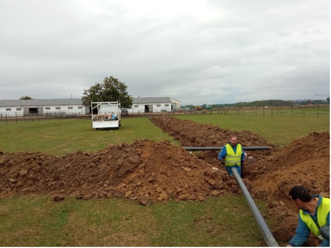 Red de riego y cerramientos IGM CSIC León